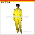 Polyester Cotton Reflective Yellow Coveralls